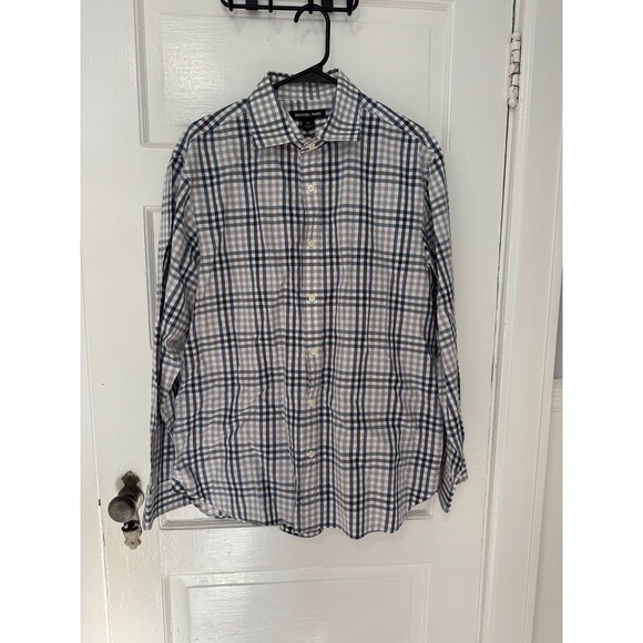 NWOT Men’s Michael Kors button down shirt size XL - Picture 2 of 6